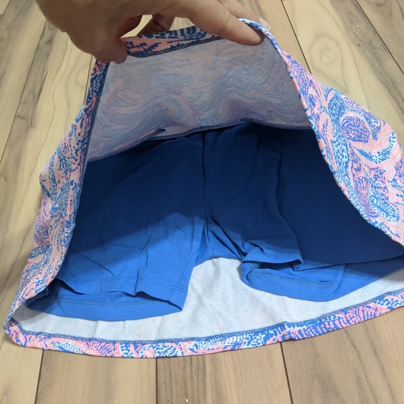 NWT! Lilly Pulitzer Madison Skort Coastal Blue Maybe Gator Size XS - Picture 6 of 13
